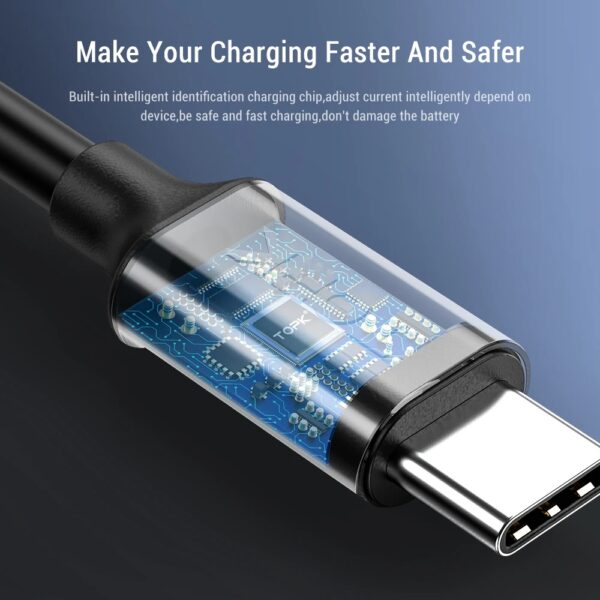 کابل تبدیل USB به لایتنینگ TOPK مدل AC32