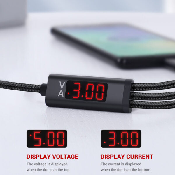 کابل تبدیل USB به MicroUSB/ Lightning/ Type-C تپک مدل AC36