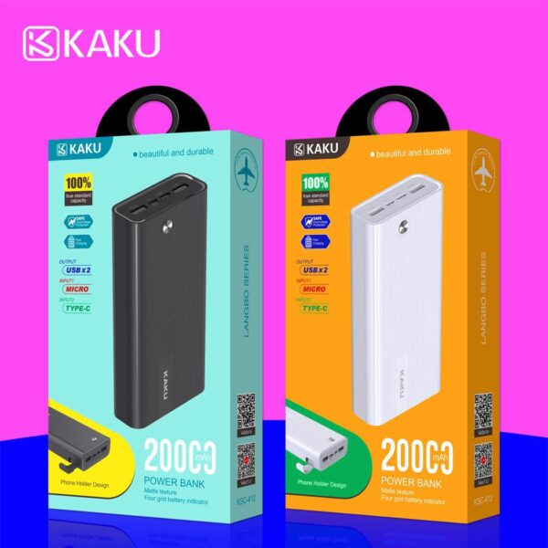 پاور بانک Kaku مدل KSC412 ظرفیت 20000 میلی آمپر ساعت