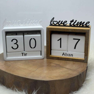 تقویم رومیزی مدل lovetime
