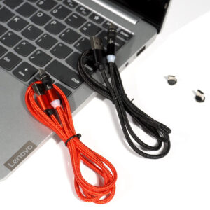 کابل تبدیل USB به MicroUSB USB-C لایتنینگ مدل 540 طول 1 متر