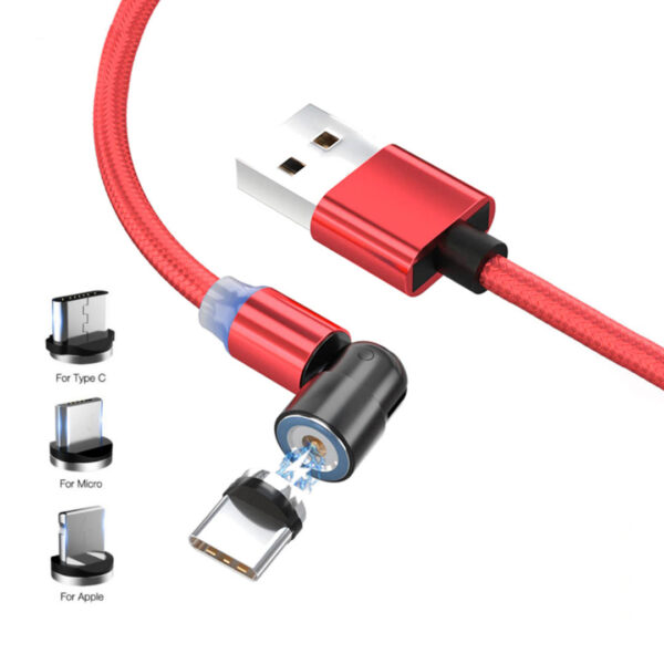 کابل تبدیل USB به MicroUSB USB-C لایتنینگ مدل 540 طول 1 متر