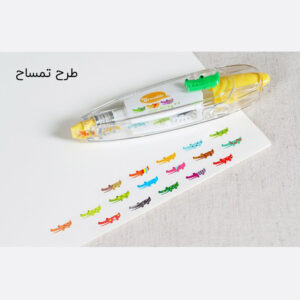 استیکر چسبان طرح غلط گیر نواری
