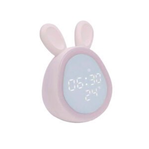 چراغ خواب و ساعت رومیزی مدل Rabbit