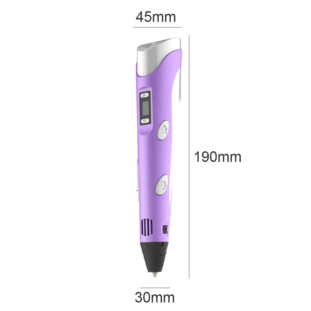 ابعاد قلم طراحی سه بعدی 3D PEN-2