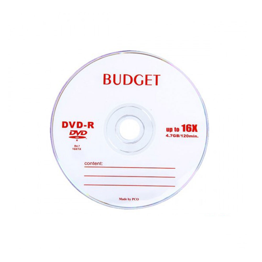 Budget DVD-R Pack of 50
