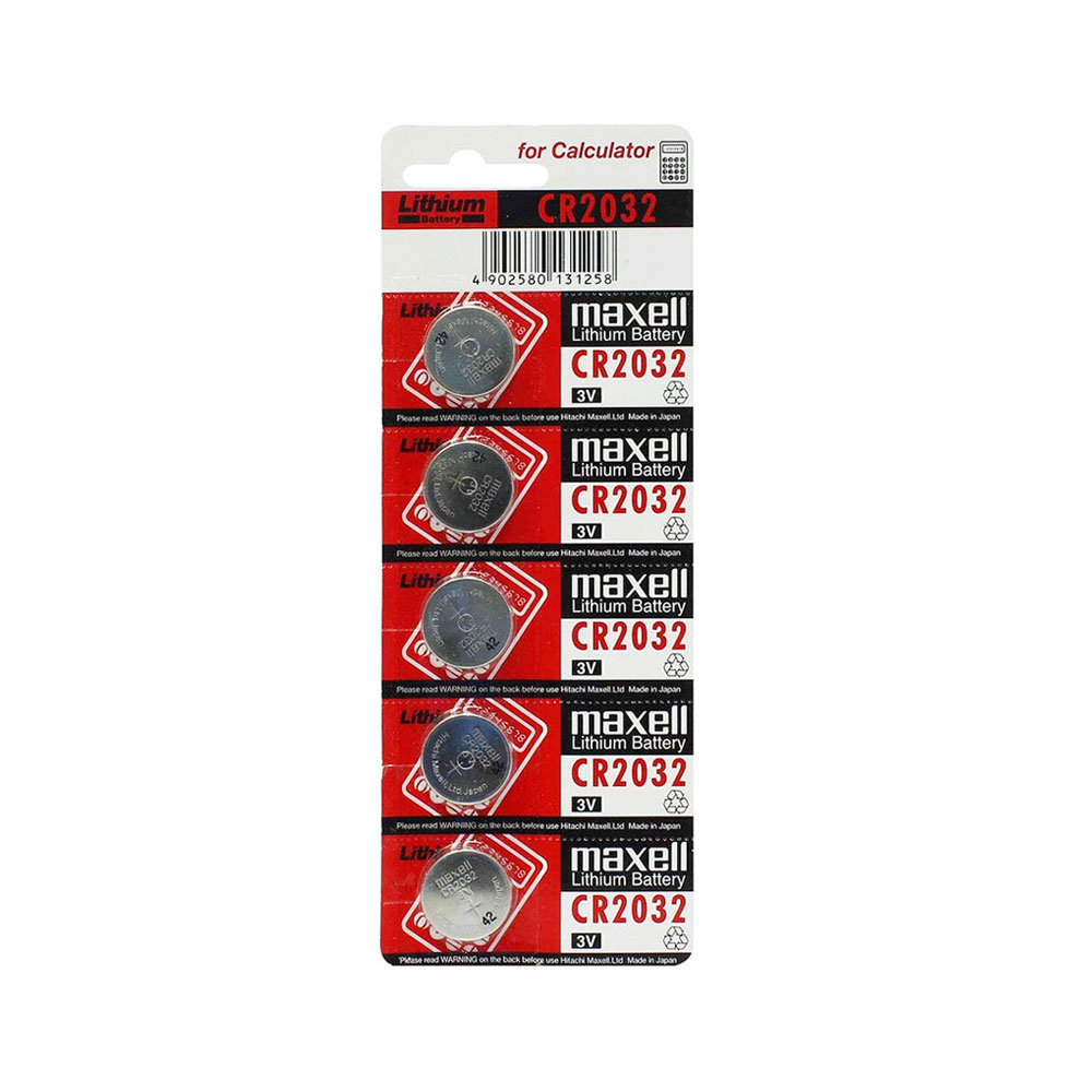 باتری-سکه-ای-maxellمدل-CR2032-بسته-5-عددی