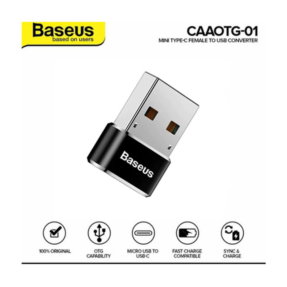 مشخصات-مبدل-Type-C-به-USB-باسئوس-مدل-CAAOTG-01