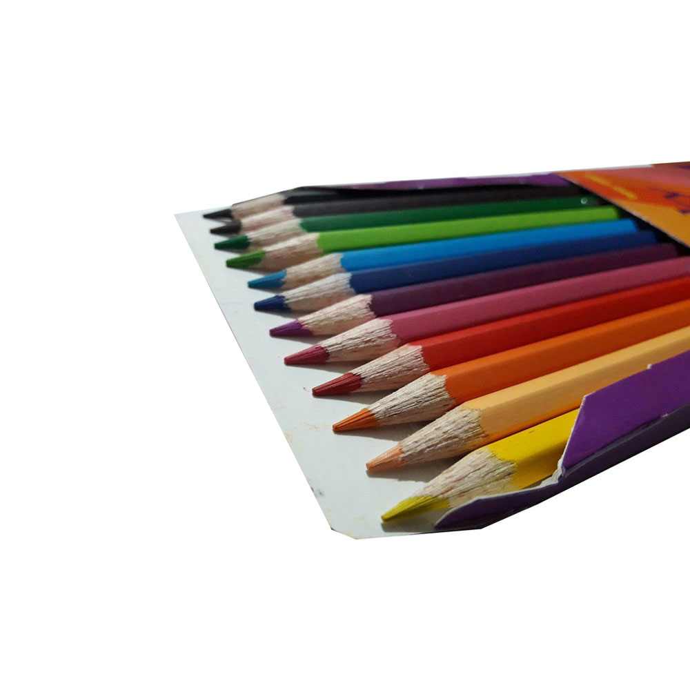 مداد-رنگی-12-رنگی-لوکی-جعبه-مقوایی