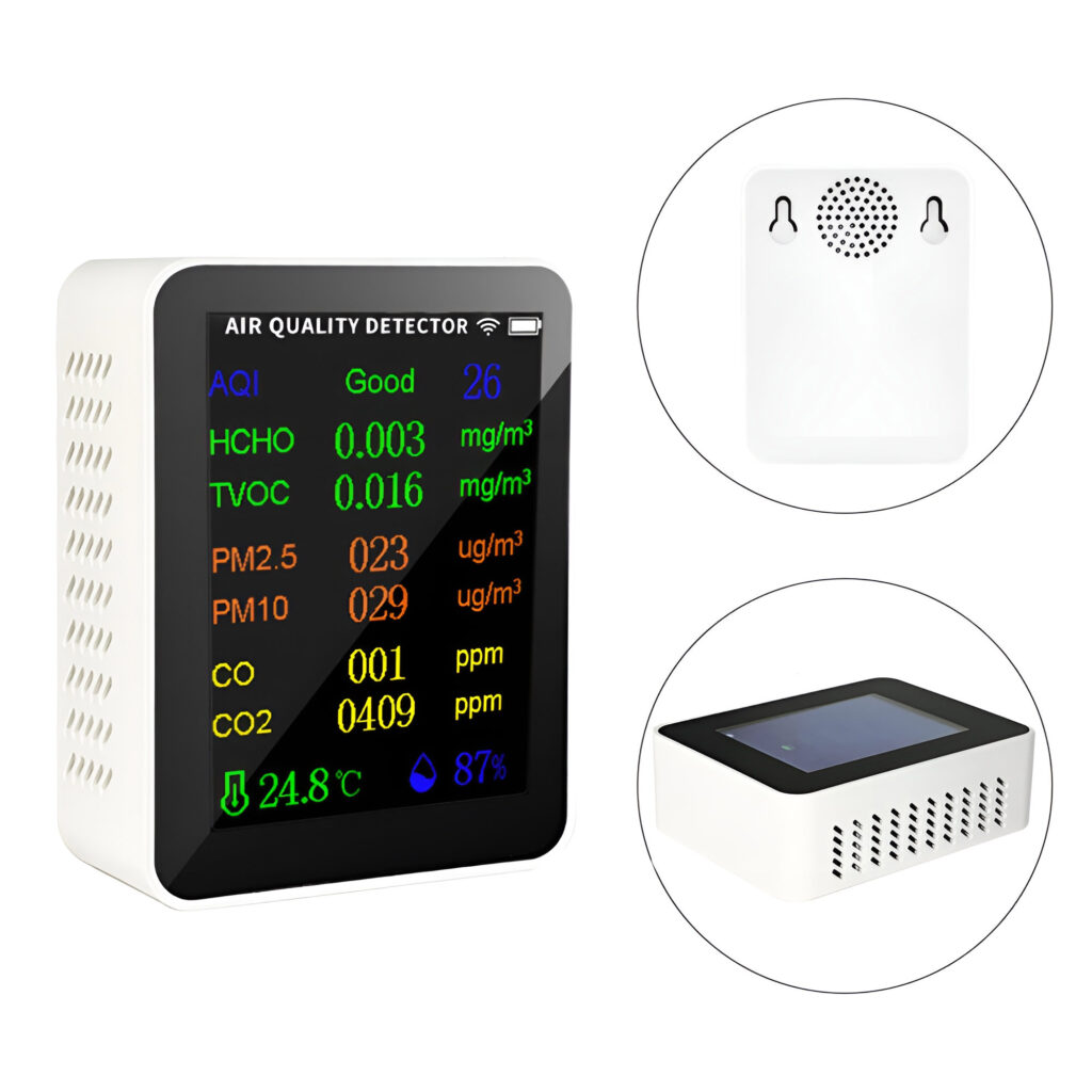 دستگاه سنجش کیفیت هوا 10in1 مدل air detector