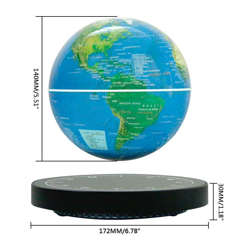 kx_11000032015166-3 گلوب معلق مغناطیسی LED مدل SIM10-CG-Globe با طراحی مدرن (ارسال 15 روز کاری)