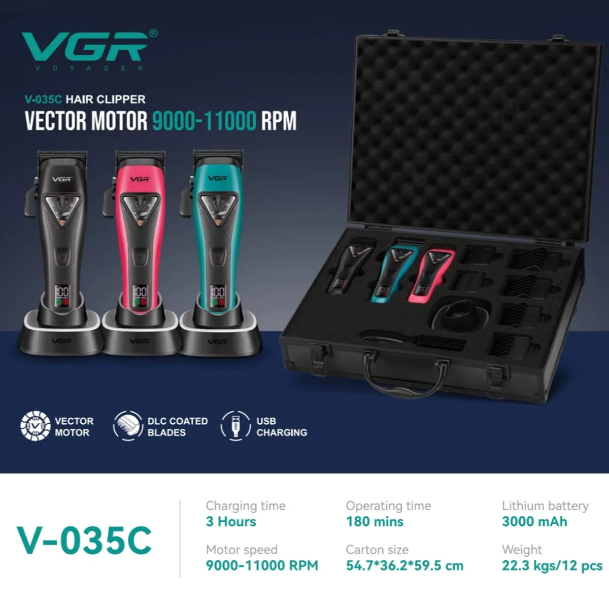 kx_1601817857443-6 ماشین اصلاح موی حرفهای VGR مدل V-035 S3 (ارسال 15 روز کاری)