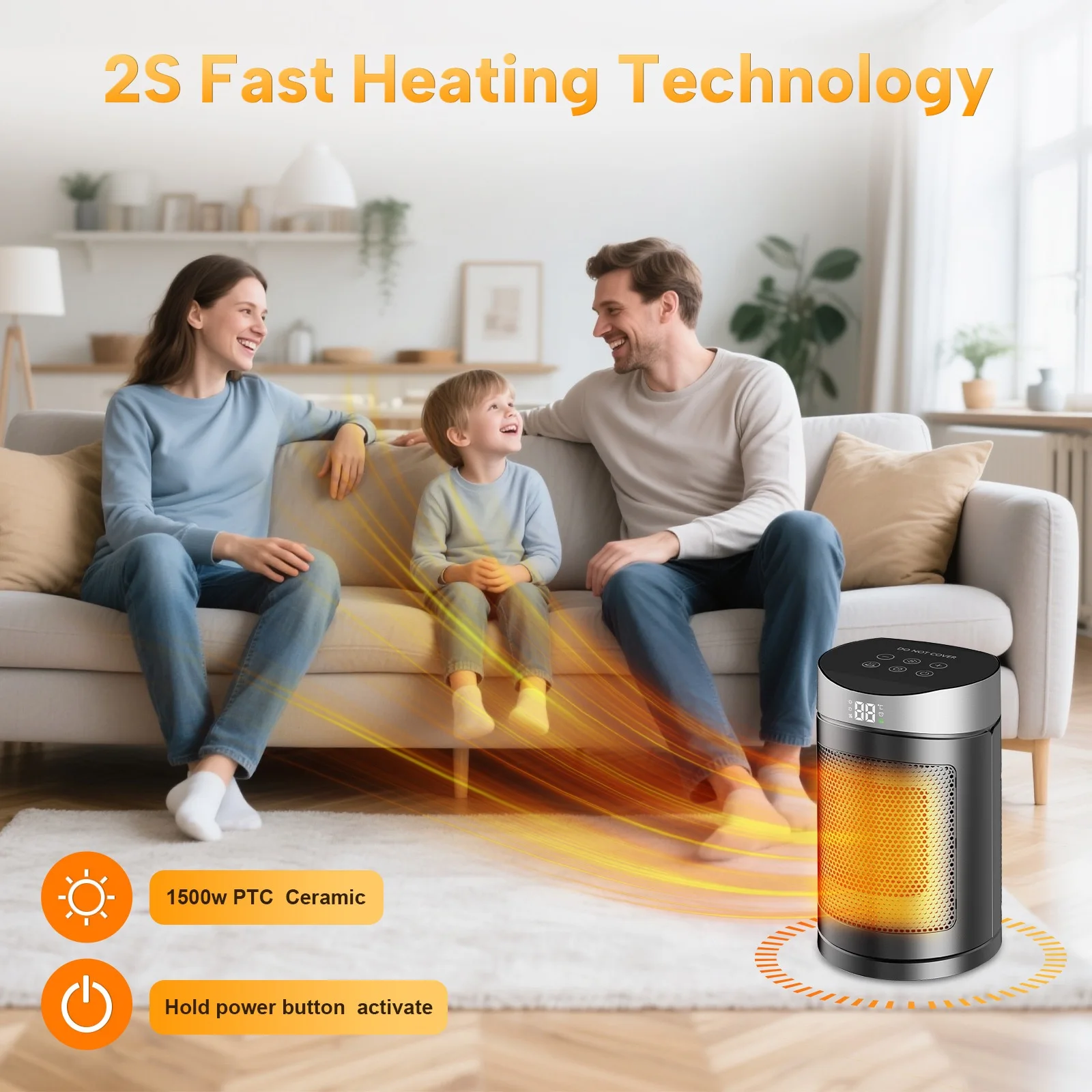 kx_1601628195384-3 هیتر برقی فن دار 1500W مدل JY-SH603 با کنترل از راه دور (ارسال 15 روز کاری)