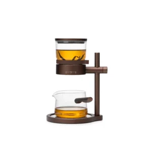 ست چای‌خوری مغناطیسی گردان سفر Kung Fu مدل Premium Borosilicate Glass (ارسال 15 روز کاری)