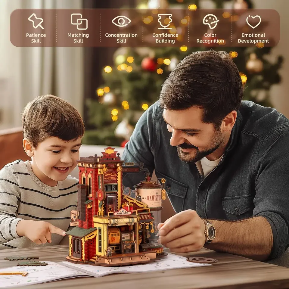 kx_1601829075368-4 پازل چوبی سهبعدی و جعبه موسیقی فانتزی For Dream Gift Factory (ارسال 15 روز کاری)