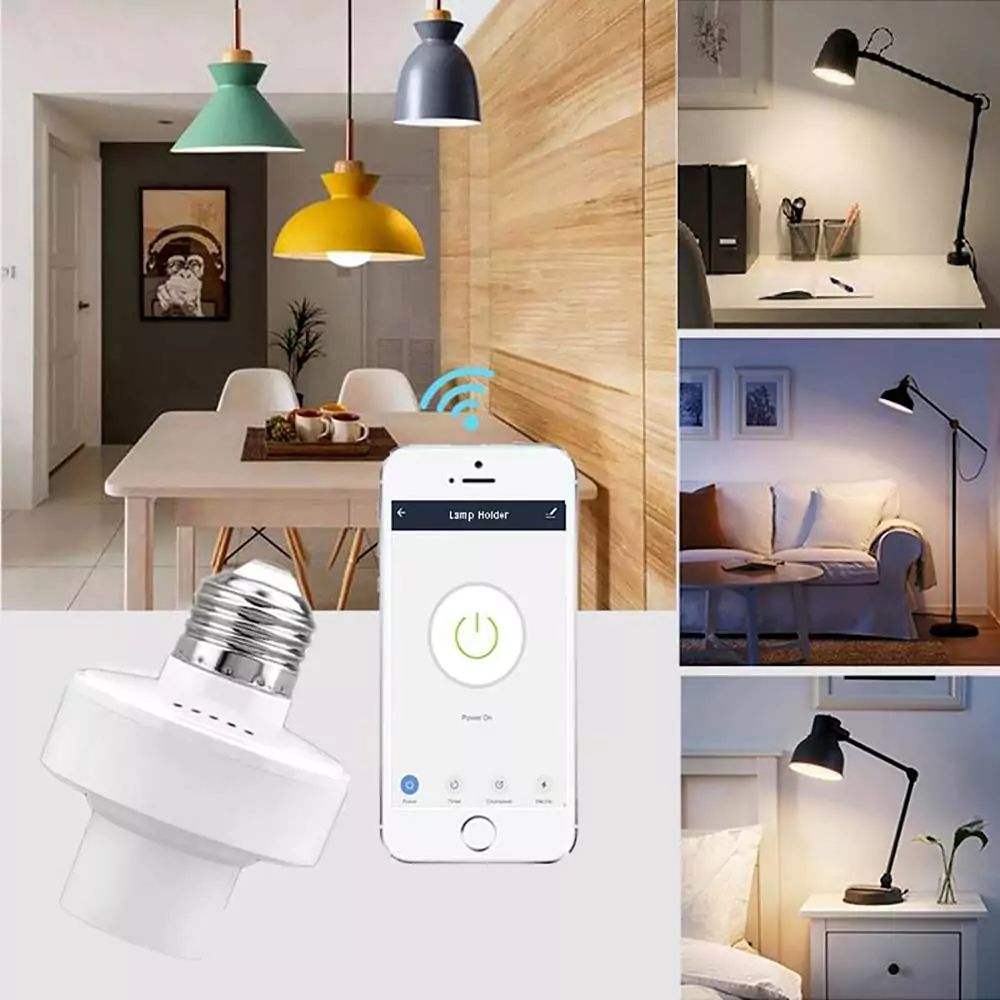 مدیریت روشنایی خانه با سرپیچ هوشمند Tuya مدل WL-LC01